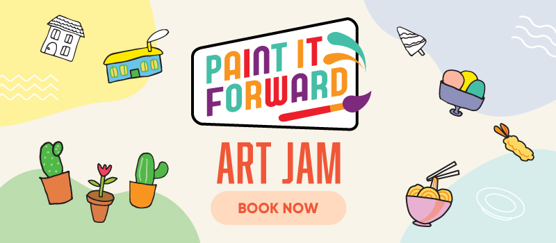 Art jam in support of persons with disabilities. 